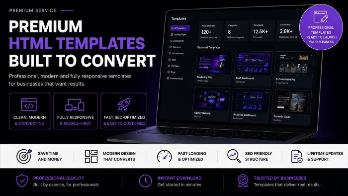 Custom HTML Template